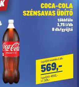 Metro COCA-COLA SZÉNSAVAS ÜDÍTŐ ajánlat