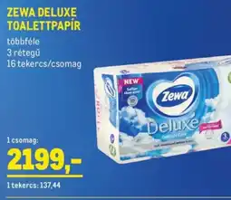 Metro ZEWA DELUXE TOALETTPAPÍR ajánlat