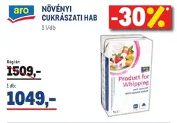 Metro ARO NÖVÉNYI CUKRÁSZATI HAB ajánlat