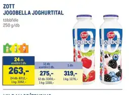 Metro ZOTT JOGOBELLA JOGHURTITAL ajánlat