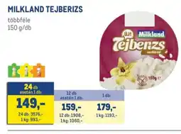 Metro MILKLAND TEJBERIZS ajánlat