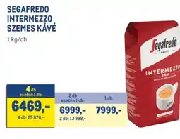 Metro SEGAFREDO INTERMEZZO SZEMES KÁVÉ ajánlat