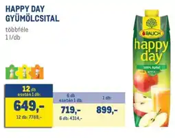 Metro HAPPY DAY GYÜMÖLCSITAL ajánlat