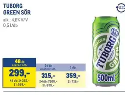 Metro TUBORG GREEN SÖR ajánlat