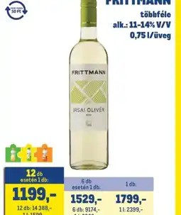 Metro FRITTMANN IRSAY OLIVÉR ajánlat