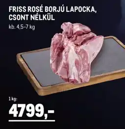 Metro FRISS ROSÉ BORJÚ LAPOCKA ajánlat