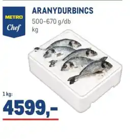 Metro METRO Chef ARANYDURBINCS ajánlat