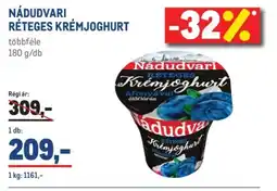 Metro NÁDUDVARI RÉTEGES KRÉMJOGHURT ajánlat