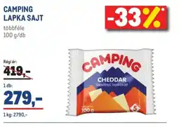Metro CAMPING LAPKA SAJT ajánlat
