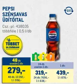 Metro Pepsi szénsavas üdítőital ajánlat