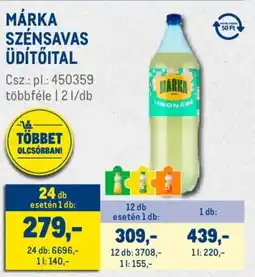 Metro Márka szénsavas üdítőital ajánlat