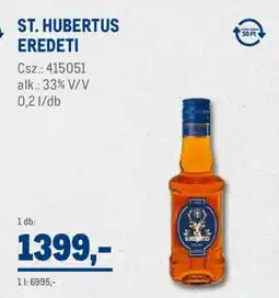 Metro St. h=Hubertus eredeti ajánlat