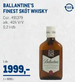 Metro Ballantine's Finest Skót whisky ajánlat