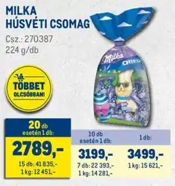 Metro Milka húsvéti csomag ajánlat