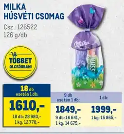Metro Milka Húsvéti csomag ajánlat