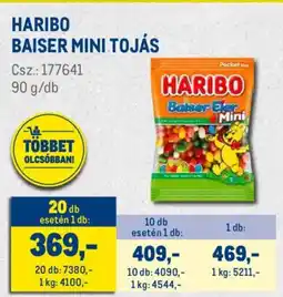 Metro Haribo Baiser Mini tojás ajánlat