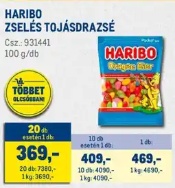 Metro Haribo zselés tojásdrazsé ajánlat