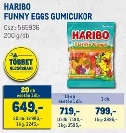 Metro Haribo Funny Eggs gumicukor ajánlat