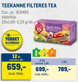 Metro Teekanne filteres tea ajánlat