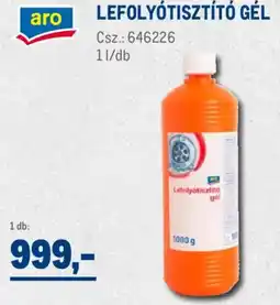 Metro Aro Lefolyótisztító gél ajánlat