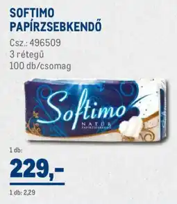 Metro Softimo papírzsebkendő ajánlat