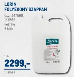 Metro Lorin Folyékony szappan ajánlat
