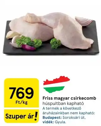 Tesco Friss magyar csirkecomb ajánlat