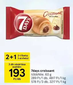 Tesco 7days croissant ajánlat