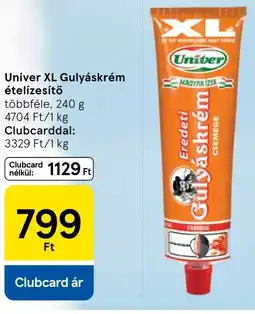 Tesco Univer XL Gulyáskrém ételízesítő ajánlat