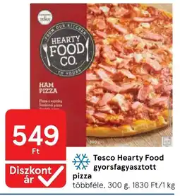 Tesco Tesco Hearty Food gyorsfagyasztott pizza ajánlat