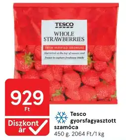 Tesco Tesco gyorsfagyasztott szamóca ajánlat