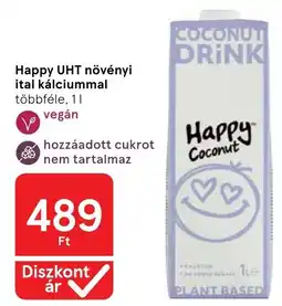 Tesco Happy UHT növényi ital kálciummal ajánlat