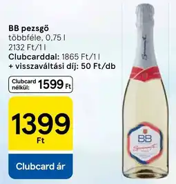 Tesco BB pezsgő ajánlat