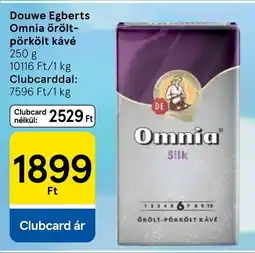 Tesco Douwe Egberts Omnia őrölt- pörkölt kávé ajánlat
