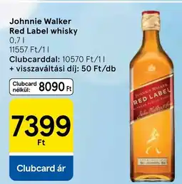 Tesco Johnnie Walker Red Label Whisky ajánlat