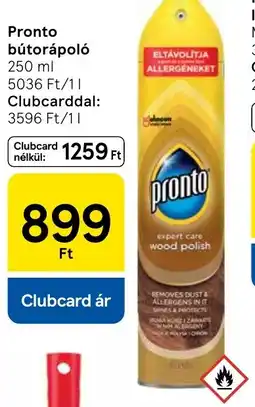 Tesco Pronto bútorápoló ajánlat