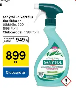 Tesco Sanytol univerzális tisztítószer ajánlat