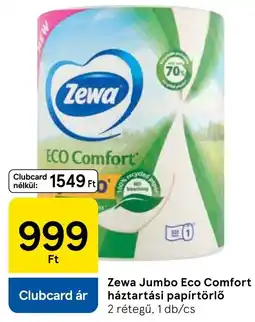 Tesco Zewa Jumbo Eco Comfort háztartási papírtörlő ajánlat