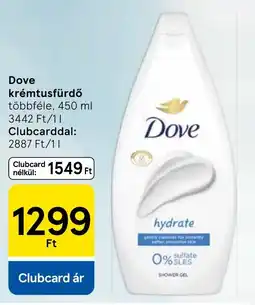 Tesco Dove krémtusfürdő ajánlat