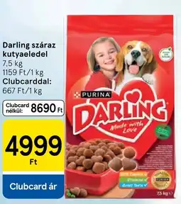 Tesco Darling száraz kutyaeledel ajánlat