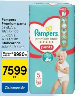 Tesco Pampers Premium pants ajánlat