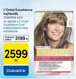 Tesco L'Oréal Excellence hajfesték ajánlat