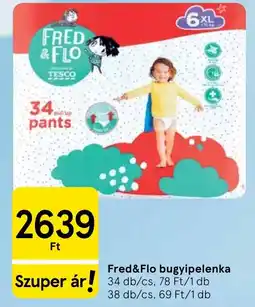 Tesco Fred&Flo bugyipelenka ajánlat