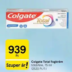Tesco Colgate Total fogkrém ajánlat