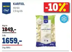 Metro METRO Chef KARFIOL ajánlat
