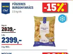 Metro METRO Chef FŰSZERES BURGONYARÁCS ajánlat