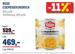 Metro REGE CSEMEGEKUKORICA ajánlat