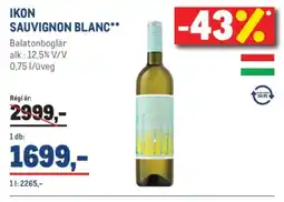 Metro IKON SAUVIGNON BLANC ajánlat