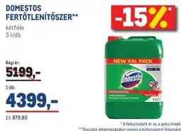 Metro DOMESTOS FERTŐTLEN ** Biocidok alkalmazásakor ügyelj a biztonságra! HasználatTŐSZER ajánlat