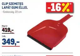 Metro CLIP SZEMETES LAPÁT GUMI ÉLLEL ajánlat